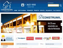 Tablet Screenshot of construmil.com